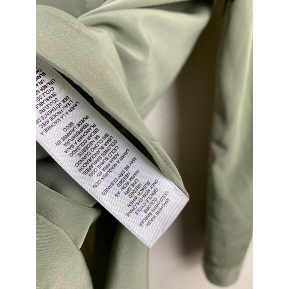 Chico's Green Tunic top Womens size Medium Career office Flowy solid Long Sleeve - Picture 12 of 12